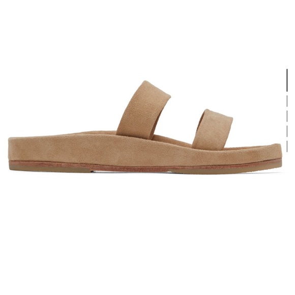 Lauren Manoogian Beige Suede Band Sandals - Picture 3 of 5